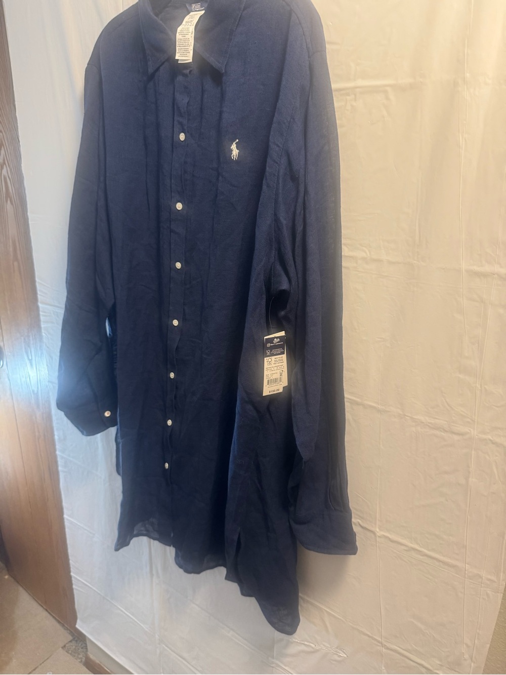 Polo by Ralph Lauren Navy Dress with Yellow Logo - Picture 7 of 8